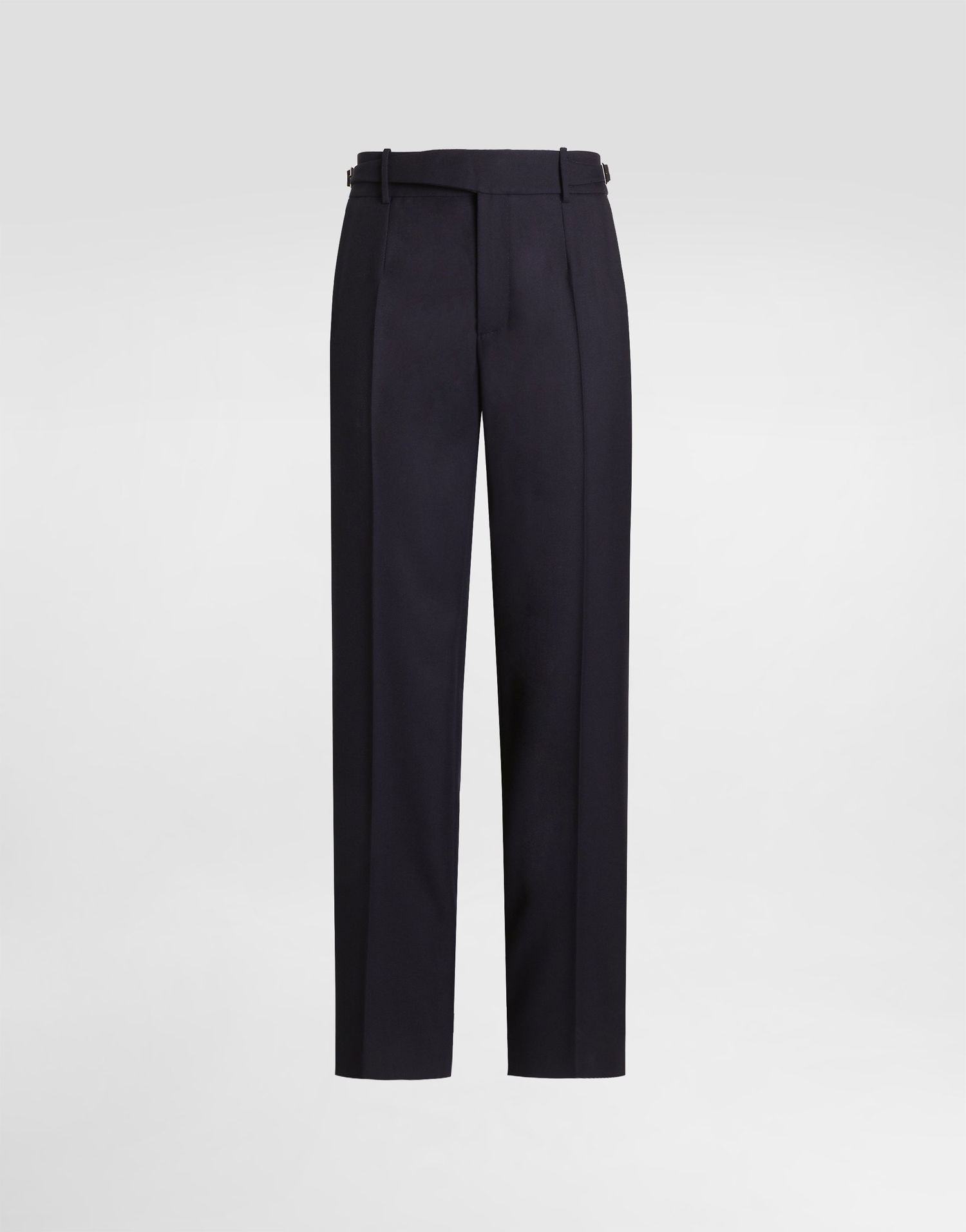Nohavice Dolce & Gabbana Virgin Wool Trousers Navy | GP110TFU2YWB0665, 0