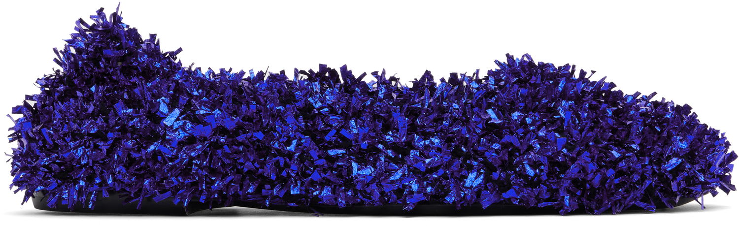 Tenisky a topánky Dries Van Noten Tinsel Ballerina Flats Modrá | WS242-1388-999, 0