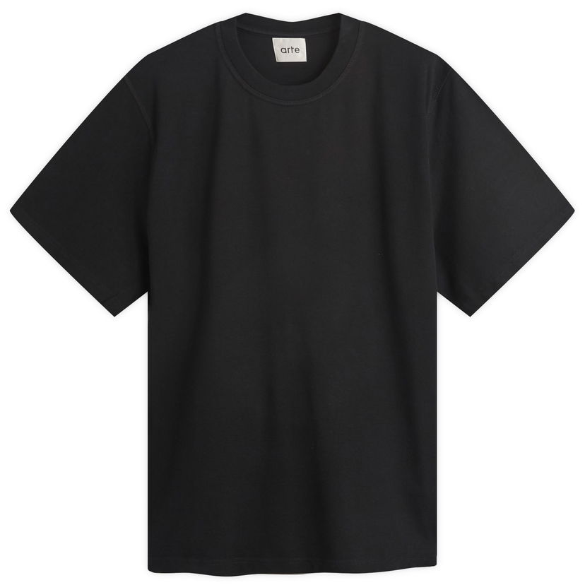 Tričko Arte Antwerp Diels Stitch T-Shirt, Size Large Čierna | AW25-094T-BLK