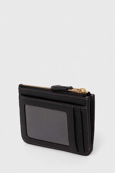 Kľúčenka Coach Leather Key Case Čierna | CR550, 1