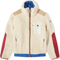 Bomber bunda Moncler Grenoble Plattiers Teddy Fleece Bomber Béžová | 1A000-14-899N5-034, 1