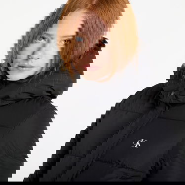 Prešívaná bunda CALVIN KLEIN Calvin Klein Jeans Monologo Long Puffer Jacket Čierna | LV047D512G UB1, 2