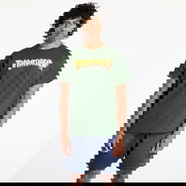 Tričko Thrasher Thrasher Stacked T-Shirt Zelené | 145687, 0