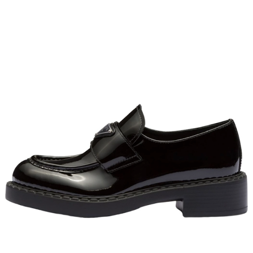 Tenisky a topánky Prada Chocolate 50mm Patent Leather Loafers Čierna | 1D246M-JHR-F0002-F-B050