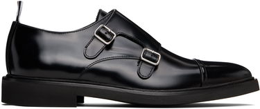 Oblečenie Thom Browne Thom Browne Soft Spazzolato Double Monk Strap Shoes Čierna | MFG018C-L0043, 0