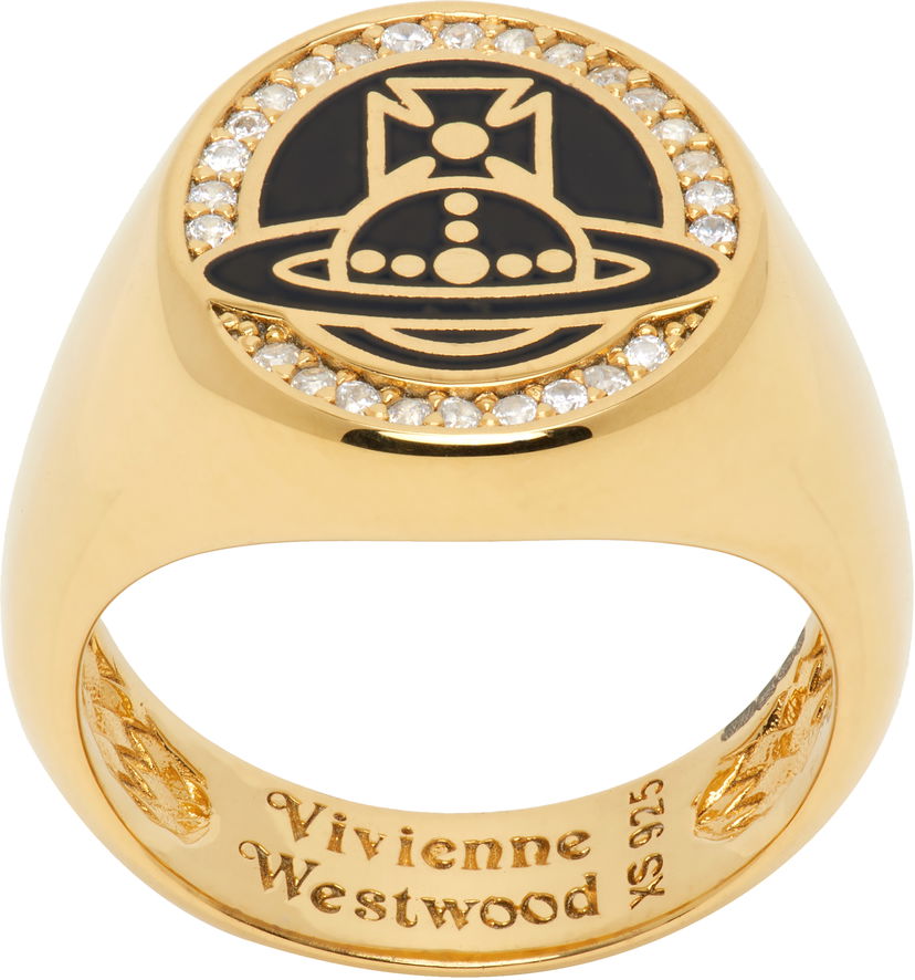 Prsteň Vivienne Westwood Vivienne Westwood Gold-Tone Sussex Ring Žltá | 64040186-01R867-