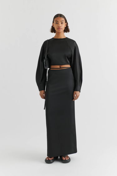 Sukňa AXEL ARIGATO Eve Belted Skirt Čierna | A2119001, 4