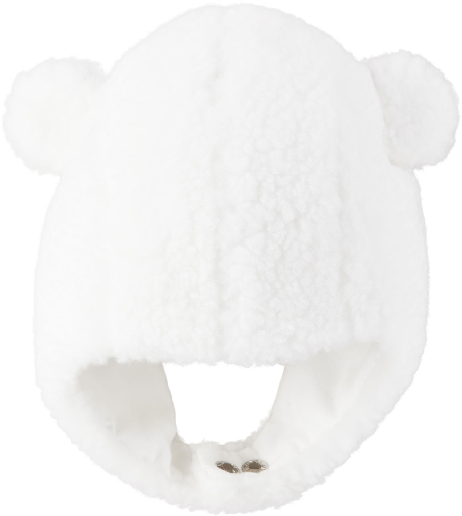 Kulicha Moncler Moncler Enfant Teddy Earflap Beanie Biela | K29513B0000189A3X, 1