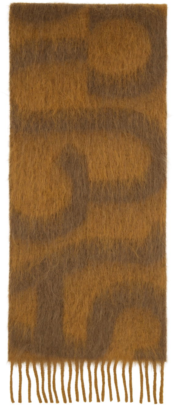 Šál Acne Studios Logo Scarf Hnedá | CA0311-, 0