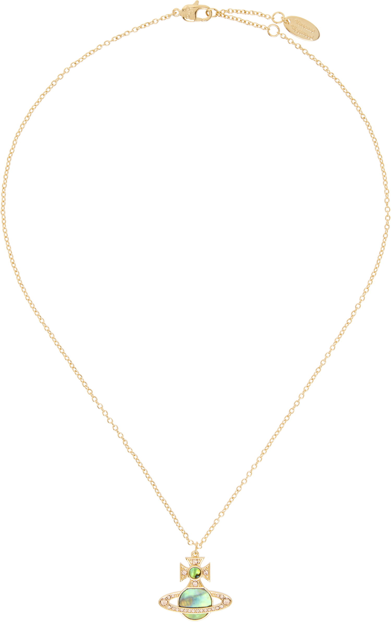 Náhrdelník Vivienne Westwood Vivienne Westwood Rina Pendant Necklace Zelené | 630203FV-02R898-, 0