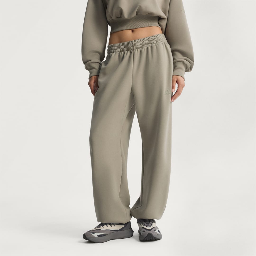 Tepláky adidas Performance ALL SZN Soft Lux Relaxed Fit Pants Zelené | JW5074, 0