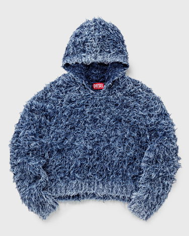 Mikina Diesel M-DOLLY TOP Blue Cropped Hoodie L Modrá | A16567-0KNAE-8NY, 0