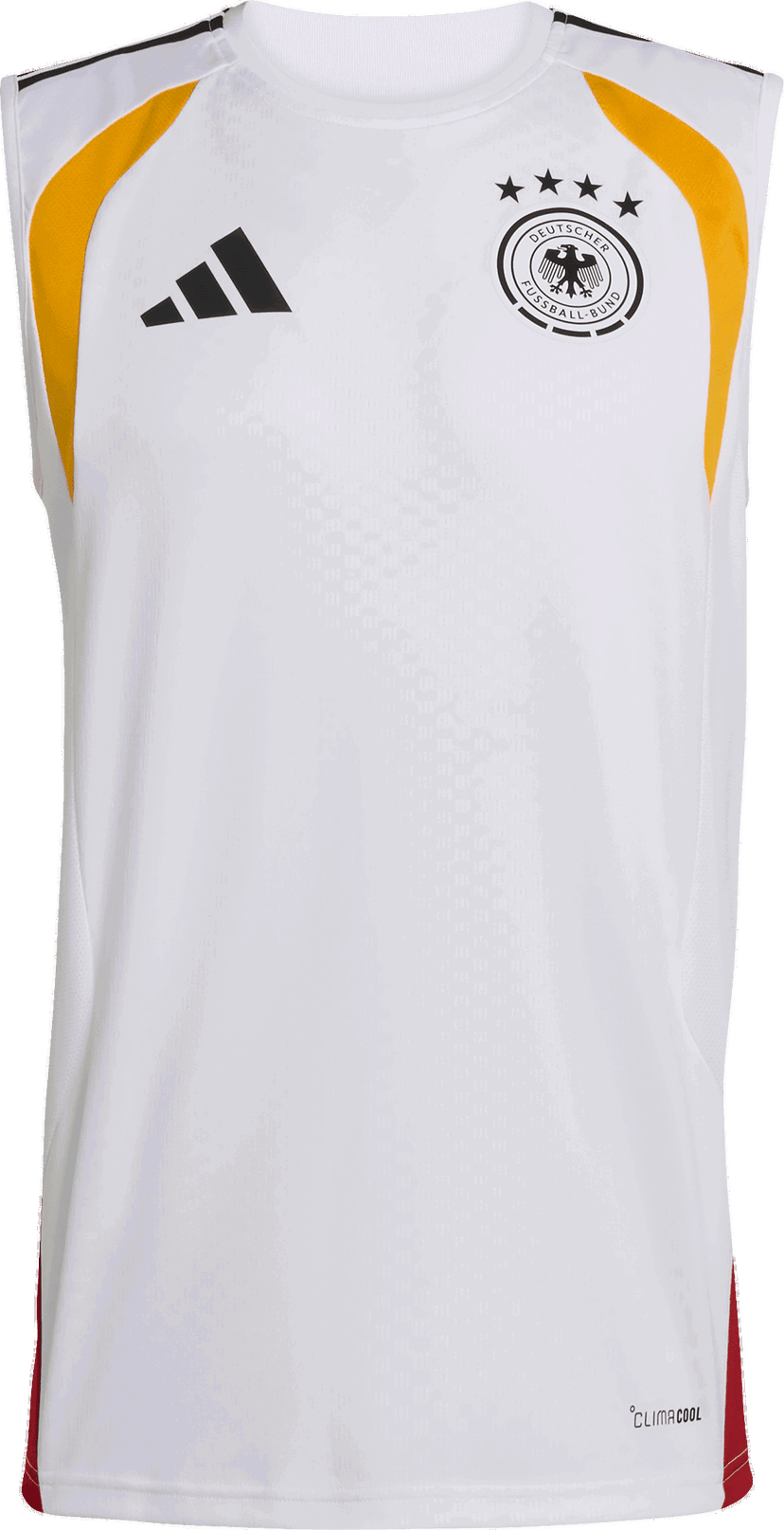 Tielko adidas Originals Germany Tiro 26 Sleeveless Training Top Biela | kb4494