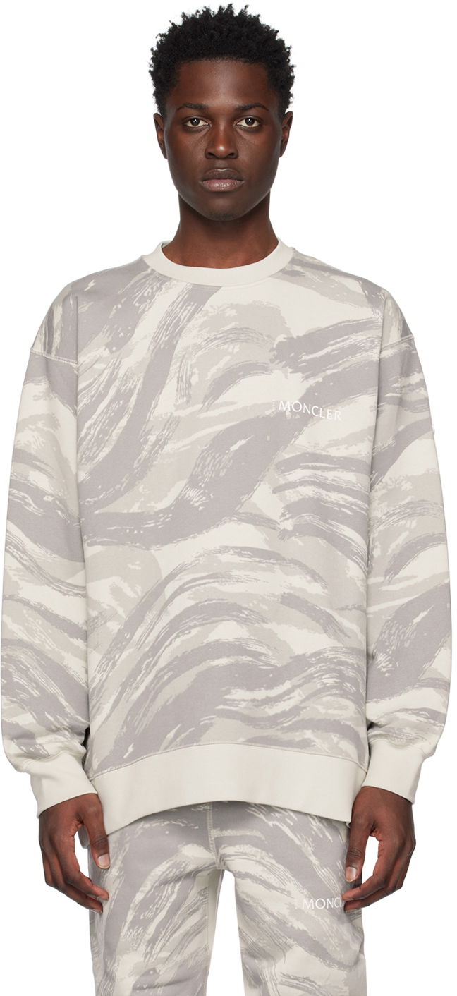 Mikina Moncler x Genius 4 x HYKE Printed Sweatshirt Šedá | H209K8G00001M2547, 0