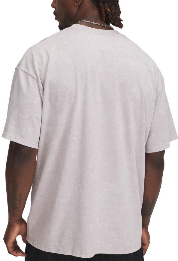 Tričko Under Armour Men's HW OS Logo Wash Short Sleeve T-Shirt Šedá | 1389147-009, 1