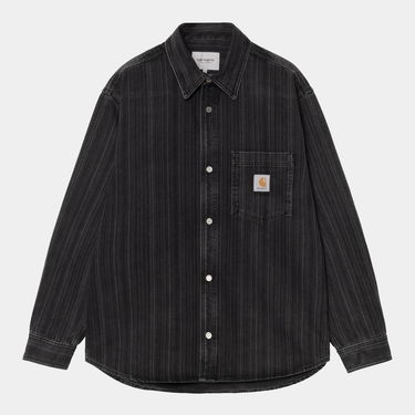 Košeľa Carhartt WIP Carhartt WIP Rylan Stripe Shirt Jacket Čierna | I035567_4, 5