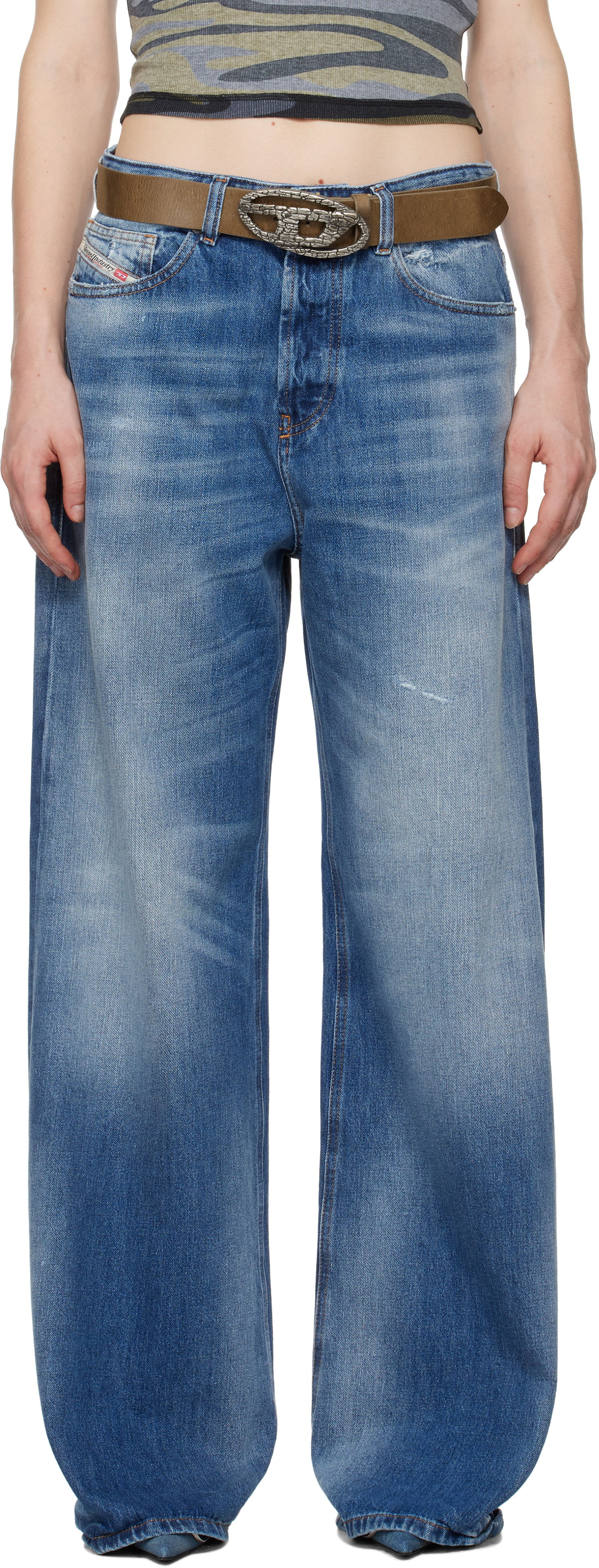 Džínsy Diesel Relaxed 1996 D-Sire 09J81 Jeans Modrá | A06925 09J86, 0