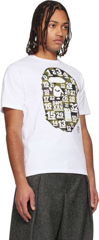 Tričko BAPE 32nd Anniversary 1st Camo Big Ape Head T-shirt Biela | 001TEL201022F, 1