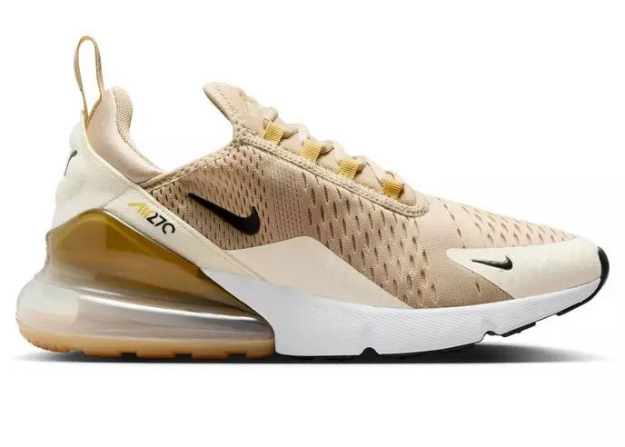 Tenisky a topánky Nike Air Max 270 Metallic Gold (Women's) Béžová | AH6789-703, 0