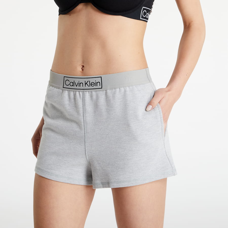 Pyžamo CALVIN KLEIN Sleep Short Šedá | QS6799E-P7A, 1