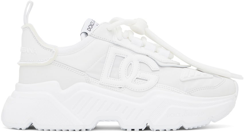 Tenisky a topánky Dolce & Gabbana White Daymaster Sneakers Biela | CK1908 AG085, 0