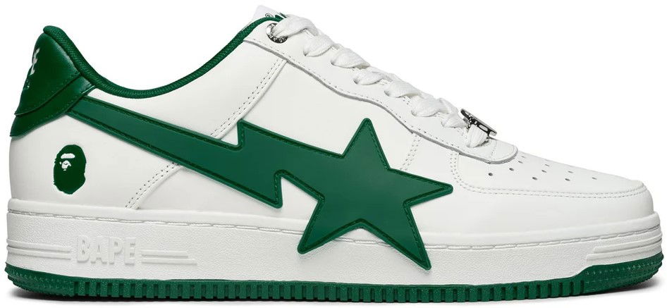 Tenisky a topánky BAPE Bape Sta OS #2 White/Green Biela | 1K20-191-314-GRN, 0