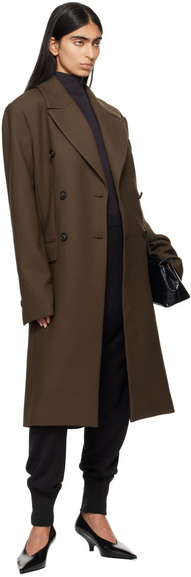 Taška cez rameno TOTEME TOTEME Midi Double Breasted Coat Čierna | 244-WRO0147-FB0061, 3