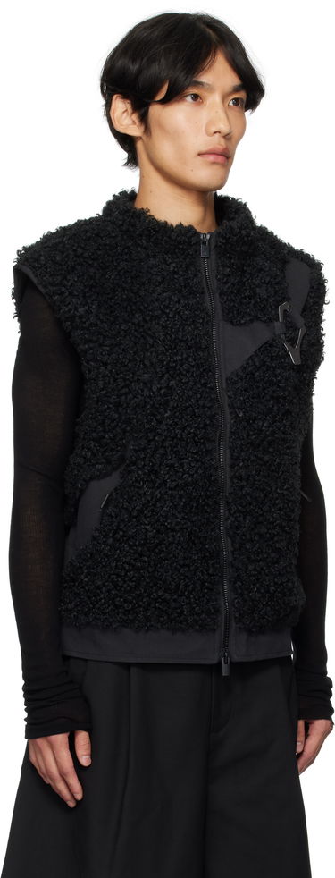 Vesta HELIOT EMIL HELIOT EMIL Chiaroscuro Fleece Vest Čierna | PREAW25_M_03_038_BLK01, 1