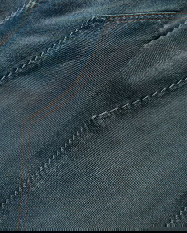 Džínsy Carhartt WIP Double Knee Worn Used Wash Pants Modrá | I032699 014Q32, 4