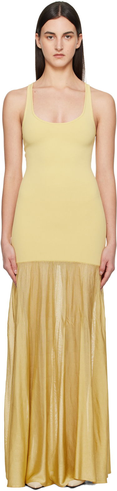 Šaty TOTEME TOTÊME Tank Maxi Dress Žltá | 251-WRD0180-YA0138, 0
