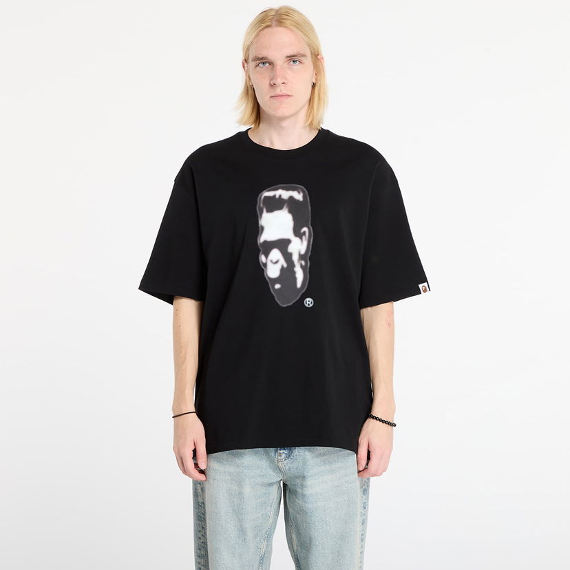 Tričko BAPE City Camo Frankenstein Relaxed Fit T-Shirt Čierna | 001TEL801317MBLK