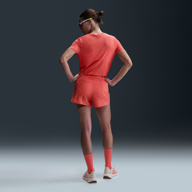 Šortky Nike One Dri-FIT Mid-Rise Running Shorts with Liner Oranžová | HJ2195-814, 2