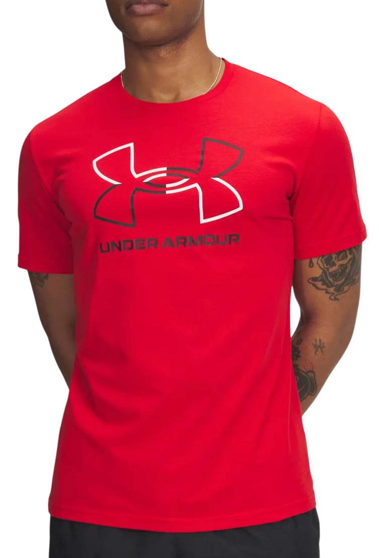 Tričko Under Armour Short Sleeve T-Shirt GL FOUNDATION UPDATE Červená | 1382915-601