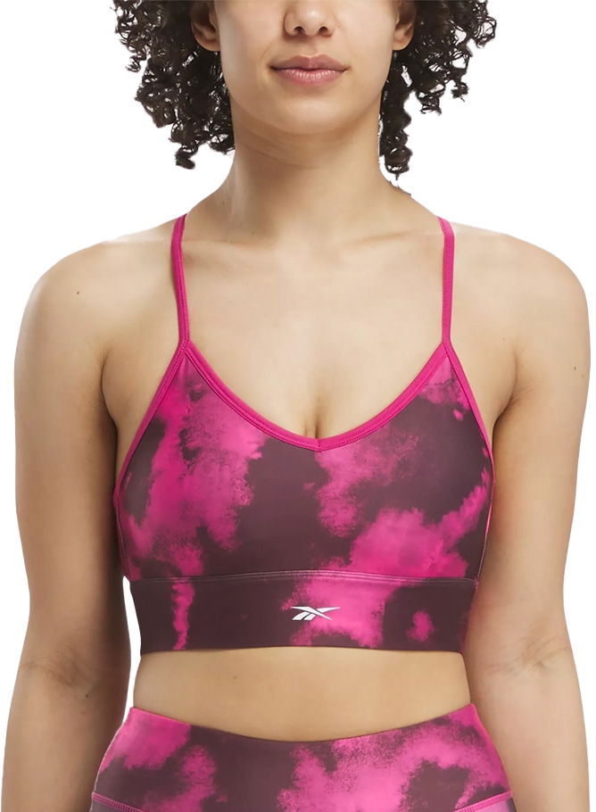 Podprsenka Reebok Reebok Train AOP Bra Ružová | 100035778, 0