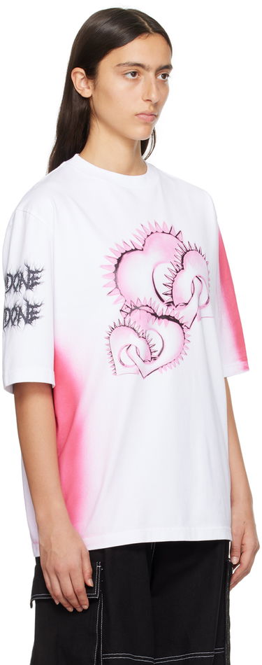Tričko We11done Graphic Print T-Shirt Biela | WD-TT3-23-748-U-WH, 1