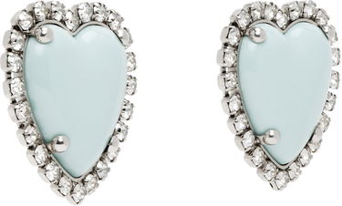 Náušnice Valentino Valentino Garavani Hyperbole Heart Earrings Modrá | 6W0J0Z47CEL, 1