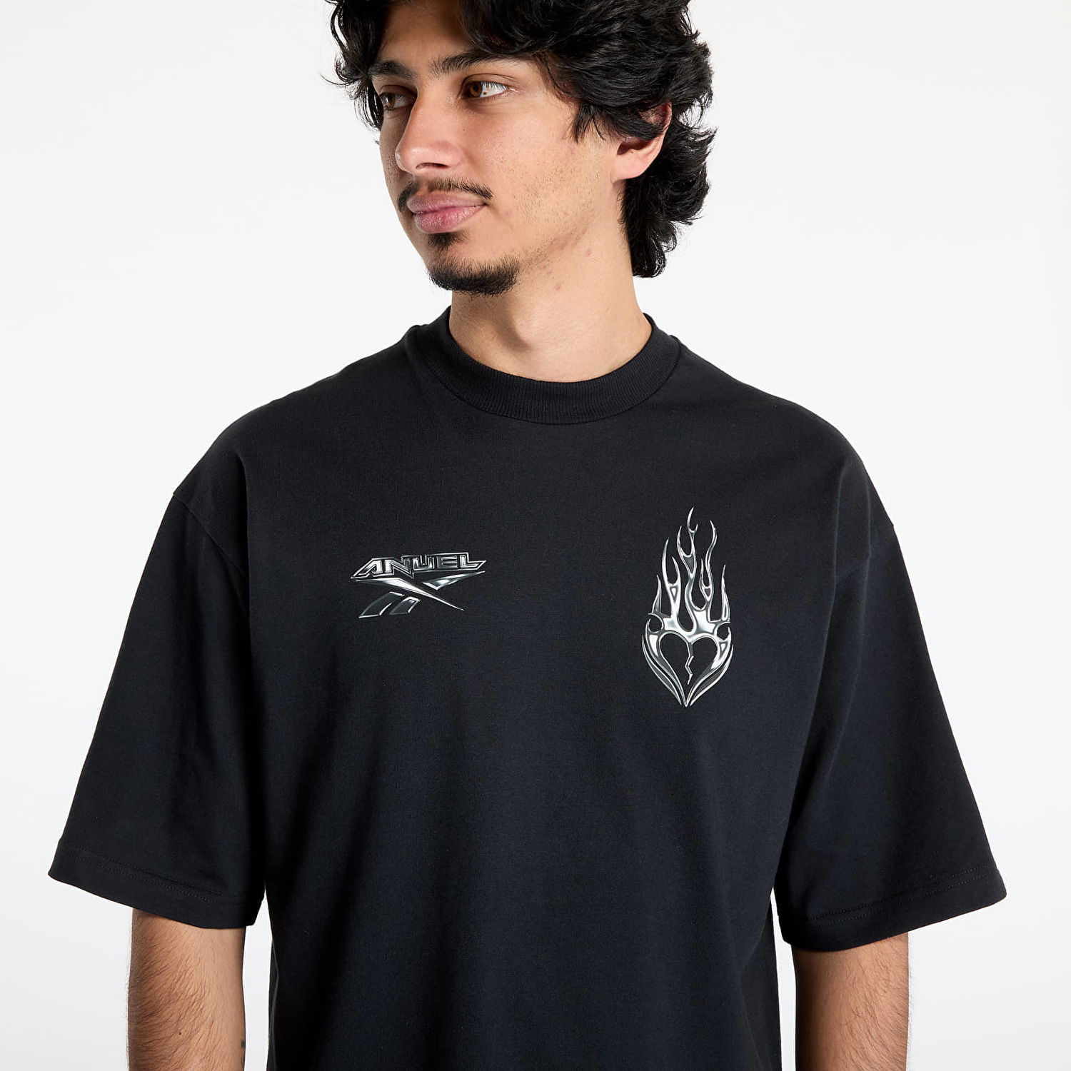 Tričko Reebok Anuel Tee Čierna | 100228281, 1