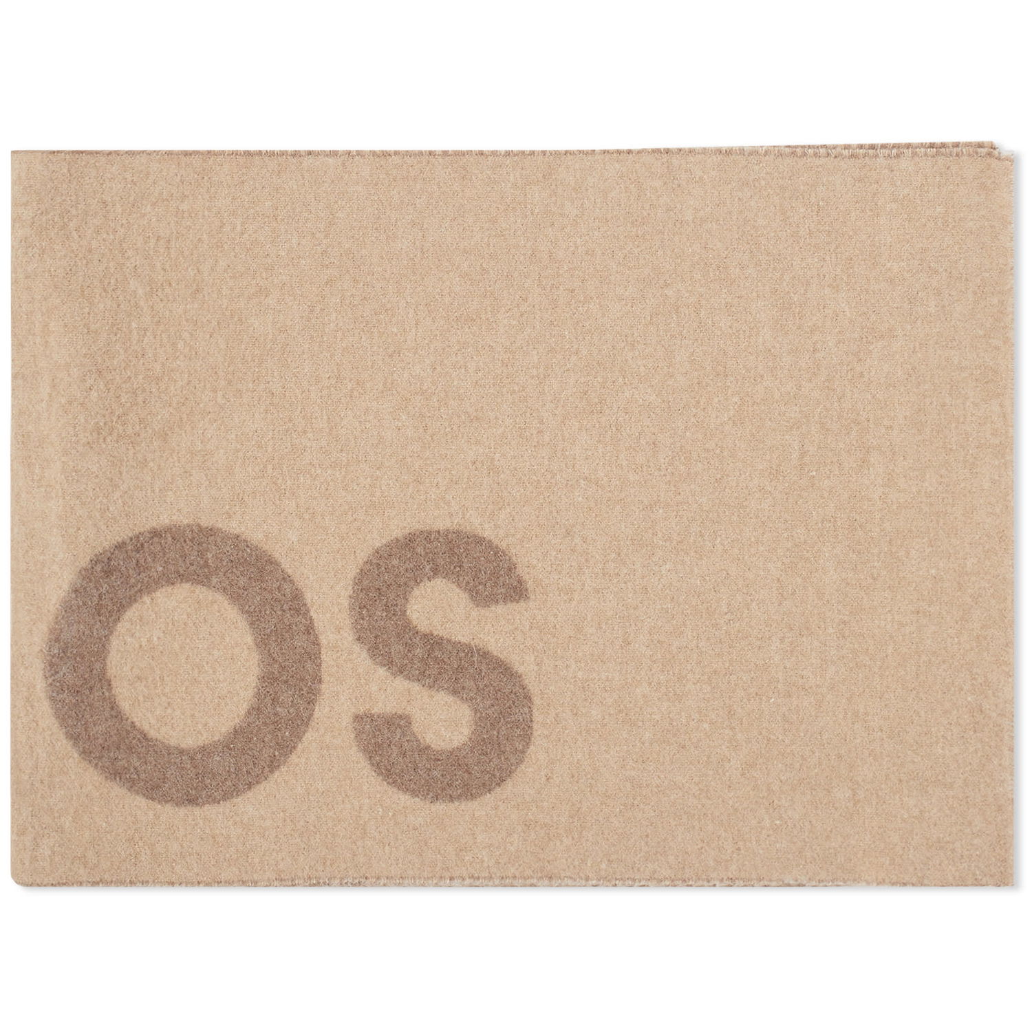 Šál Acne Studios Toronty Logo Contrast Recycled Scarf Camel Brown Béžová | CA0154-640, 0