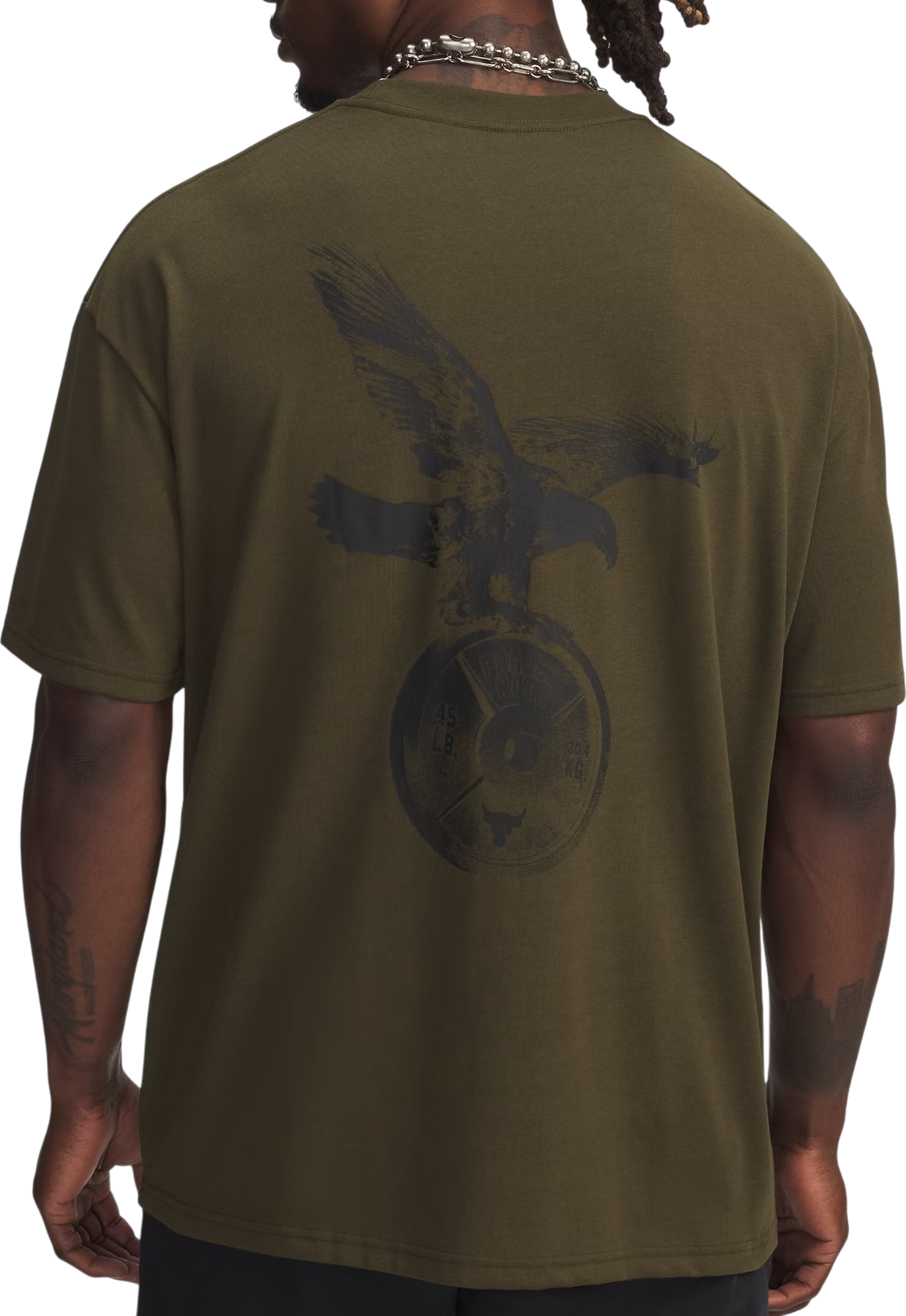 Tričko Under Armour Project Rock Graphic T-Shirt Zelené | 6006259-308, 1