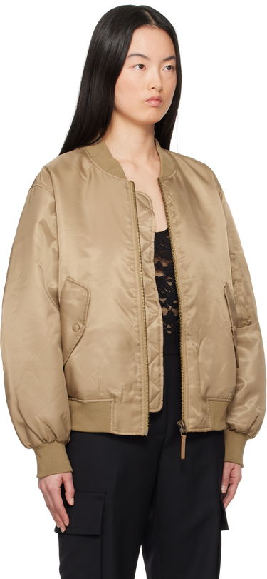 Bomber bunda Anine Bing Anine Bing Leon Bomber Jacket Béžová | A-01-10490-DKG22, 1