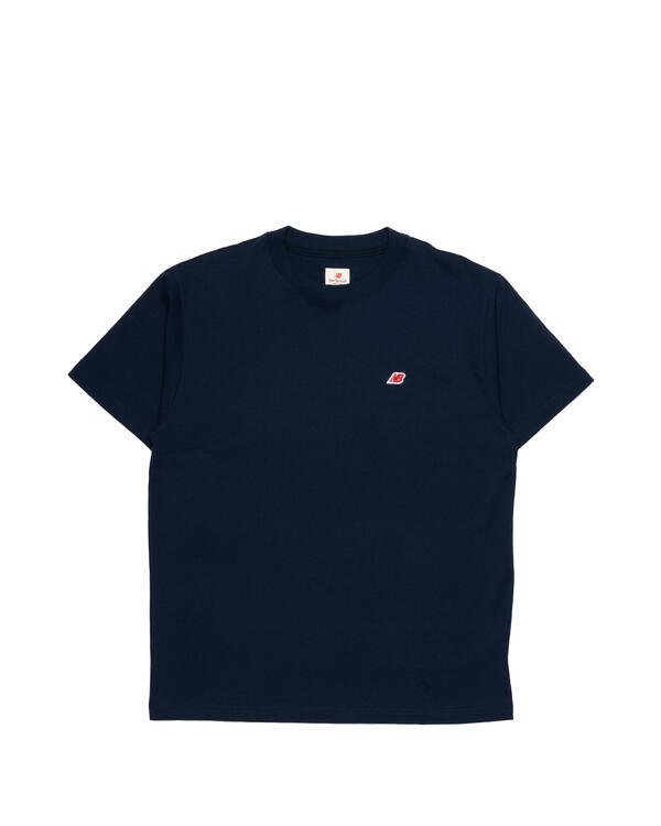 Tričko New Balance Made in USA Tee Navy | MT21543_NGO, 0