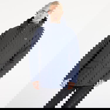 Bunda Fred Perry Padded Zip Through Jacket Dark Airforce Modrá | J8519 738, 0