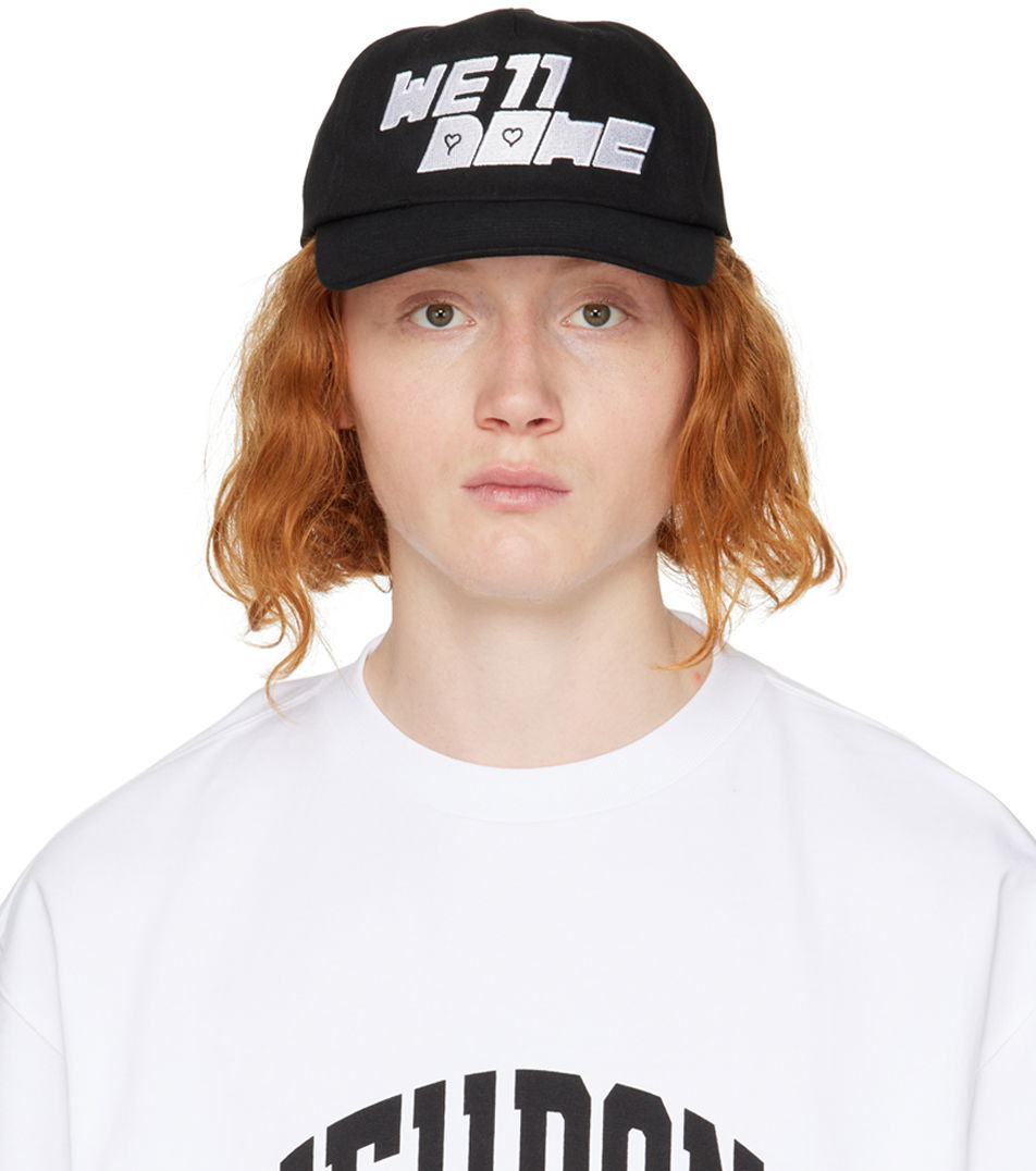 Šiltovka We11done We11done Square Logo Washed Cap Čierna | WD-AH3-22-416-U-BK, 0