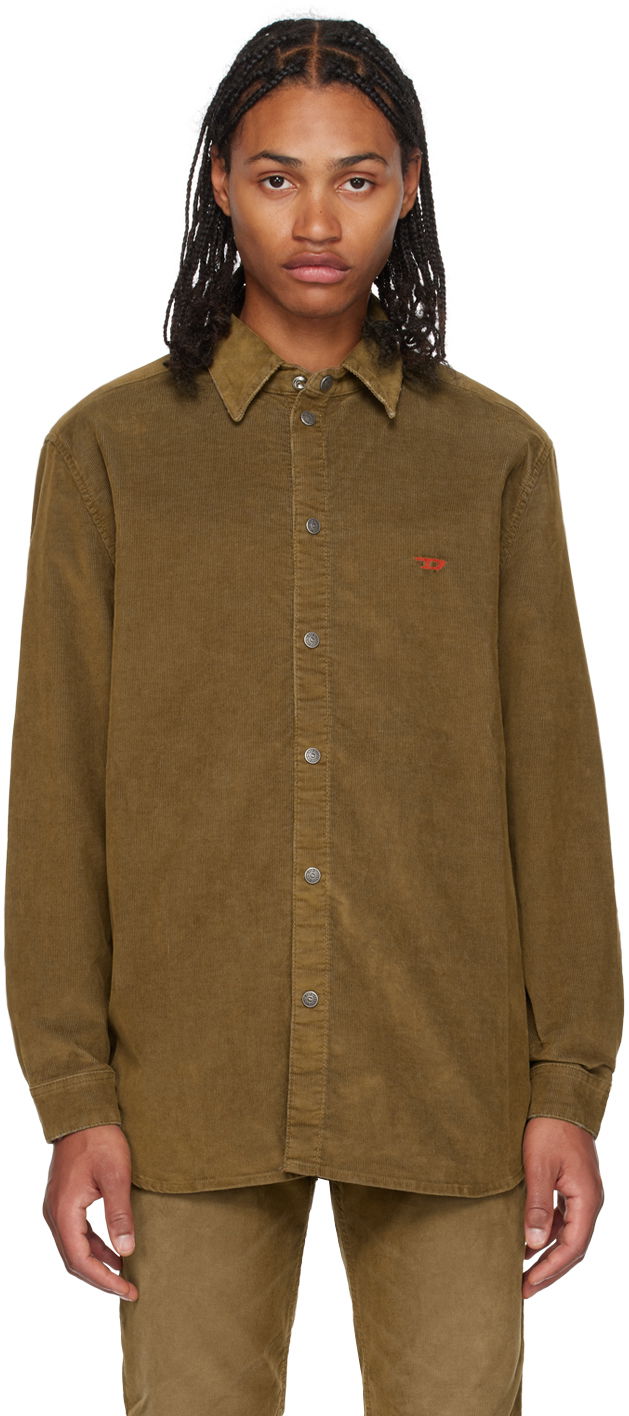 Košeľa Diesel D-Simply-Over Shirt Hnedá | A07111003GJ588, 0