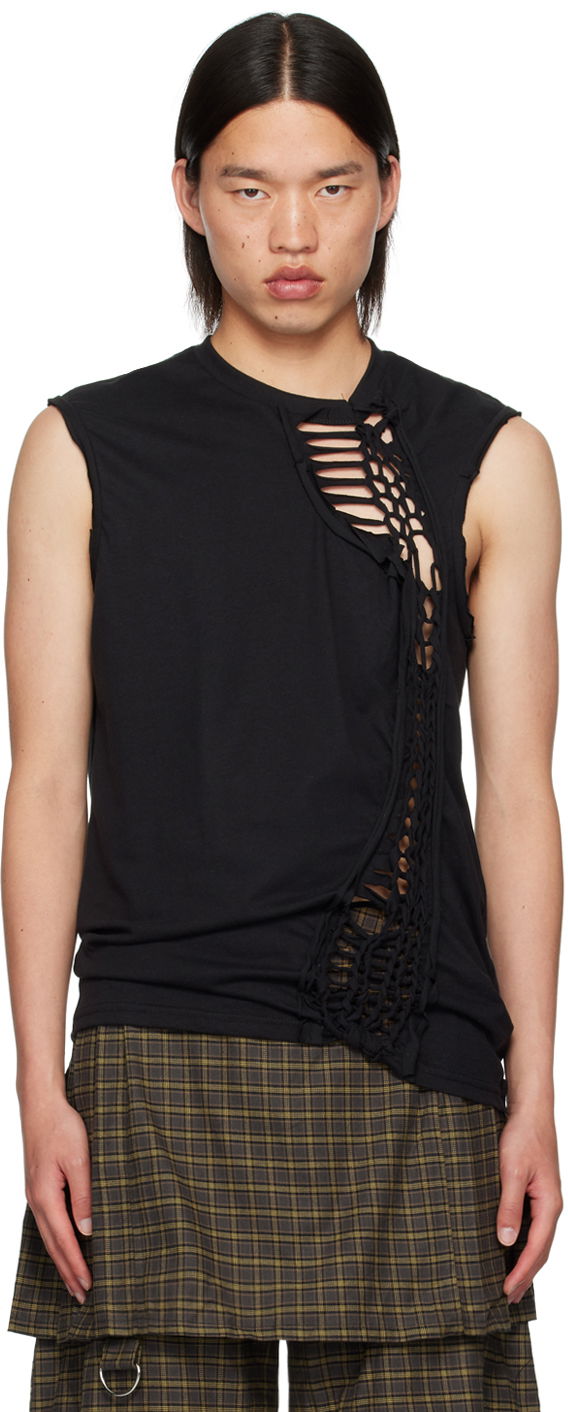 Tielko Collina Strada Collina Strada Tosh Sleeveless Top Čierna | XX3379, 0