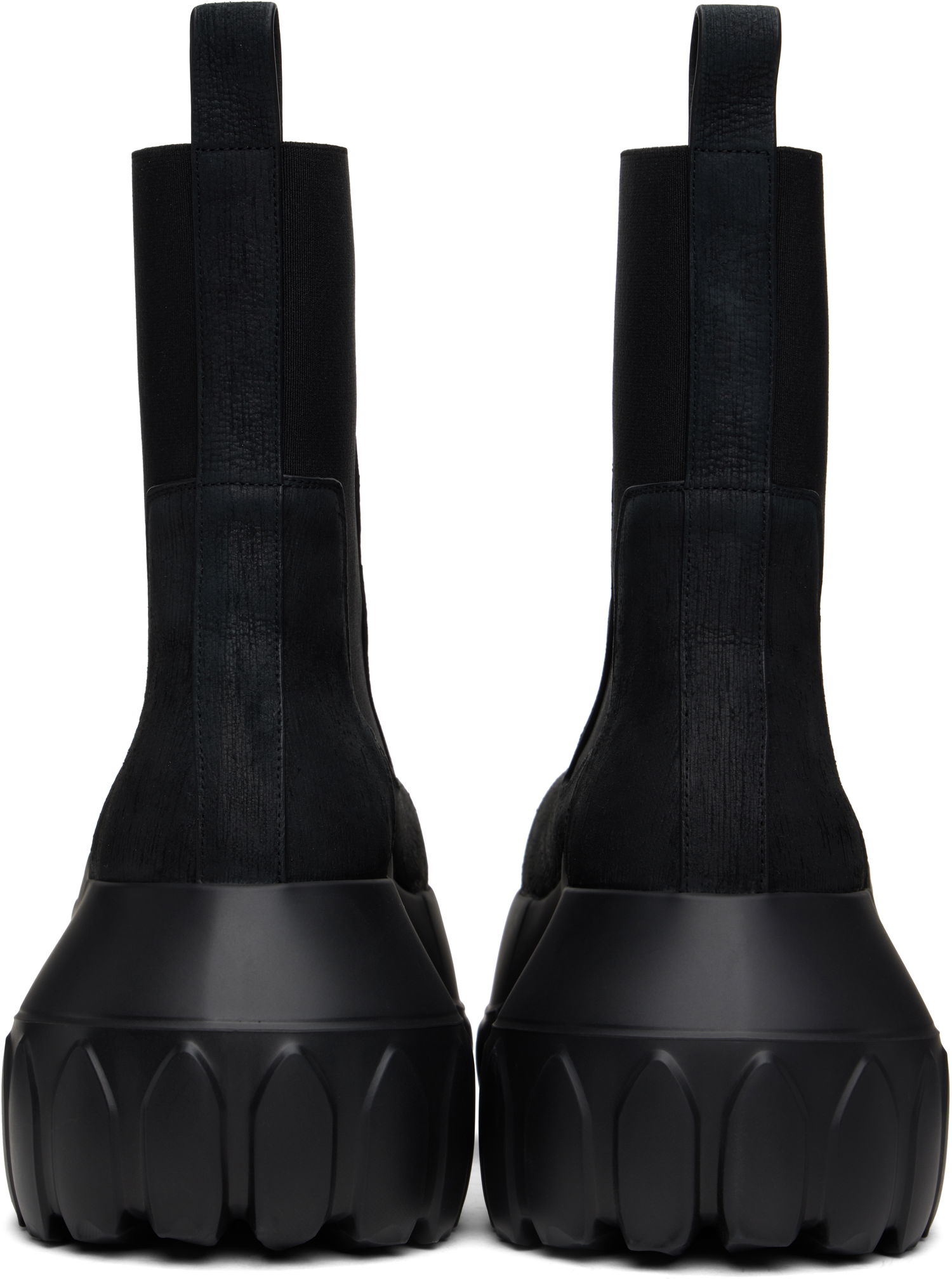 Oblečenie Rick Owens Rick Owens Hollywood Beatle Mega Tractor Chelsea Boots Čierna | RU01E5860 LFB, 1