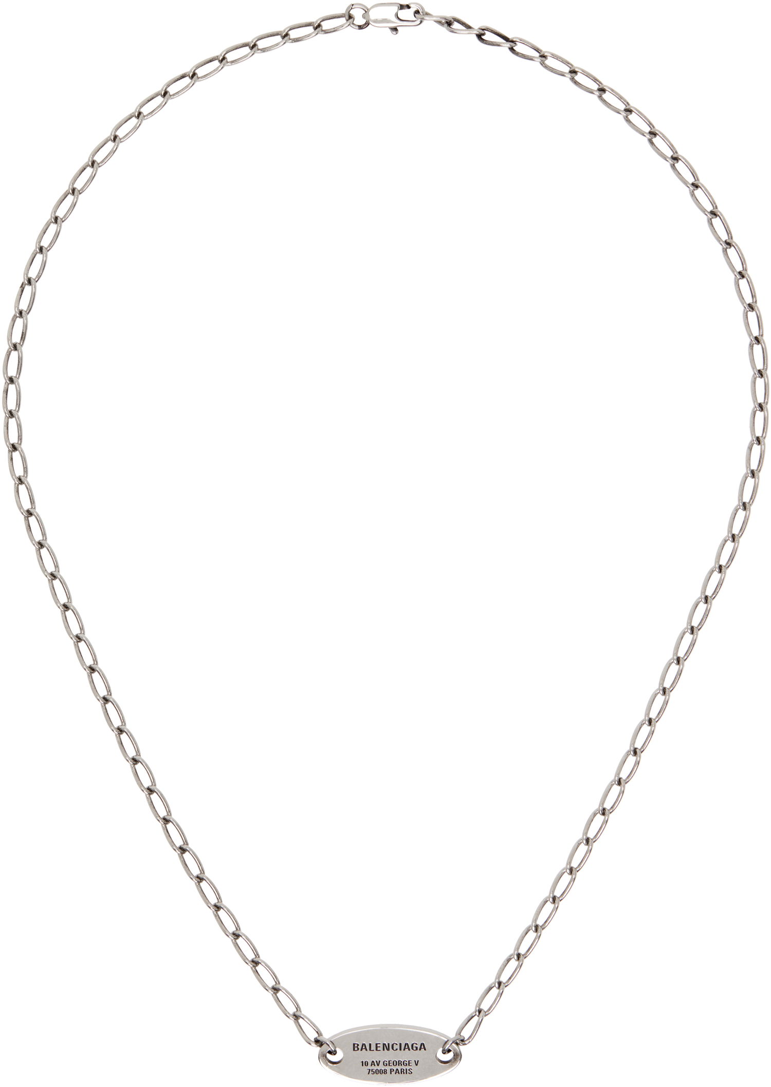 Náhrdelník Balenciaga Balenciaga Everyday Chain Necklace Metalická | 812405TZ99I, 0