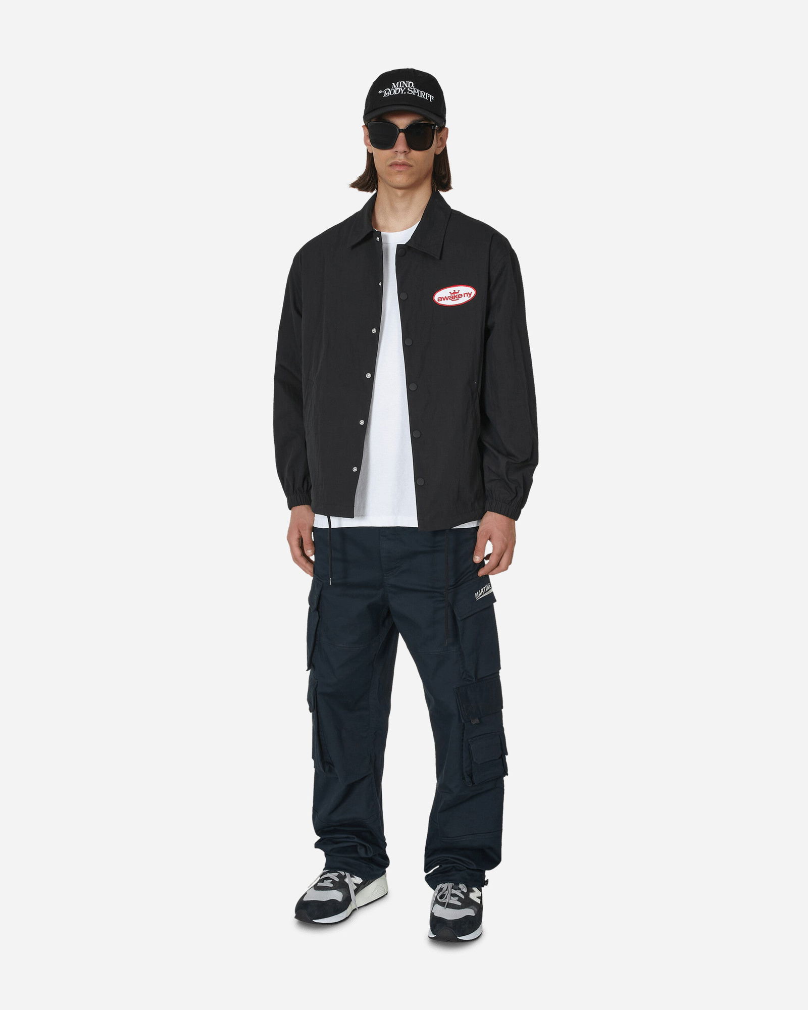 King Logo Twill Coaches Jacket
