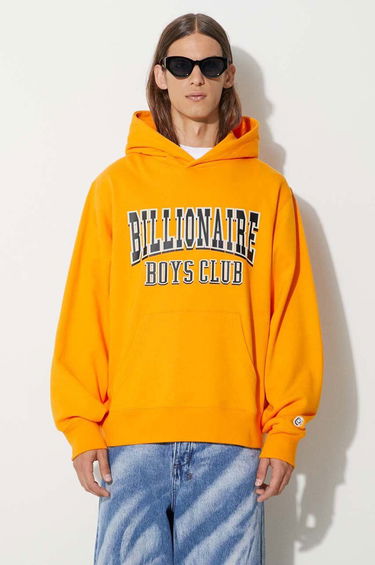 Mikina BILLIONAIRE BOYS CLUB Billionaire Boys Club Varsity Logo Popover Hoodie Oranžová | B23328, 2