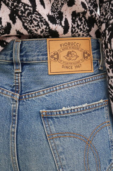 Džínsy Fiorucci Fiorucci Flared Medium Waist Jeans Modrá | U01FPDJE083DN01DN02, 3